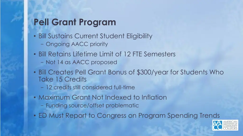 pell grant program