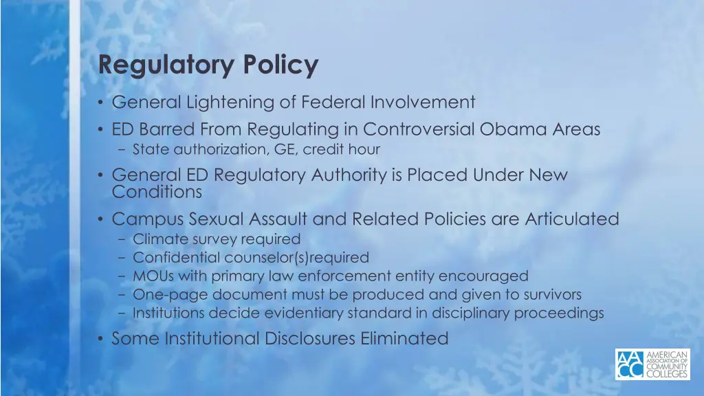 regulatory policy