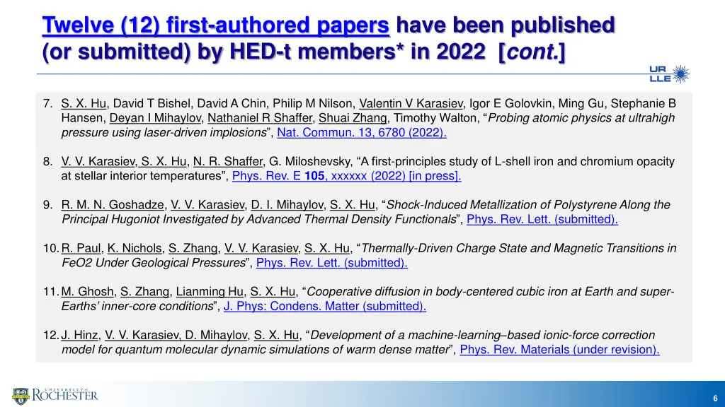 twelve 12 first authored papers have been 1