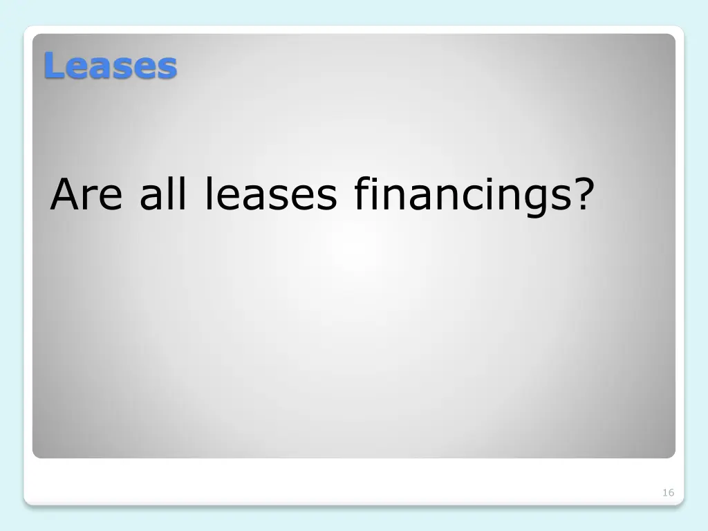 leases