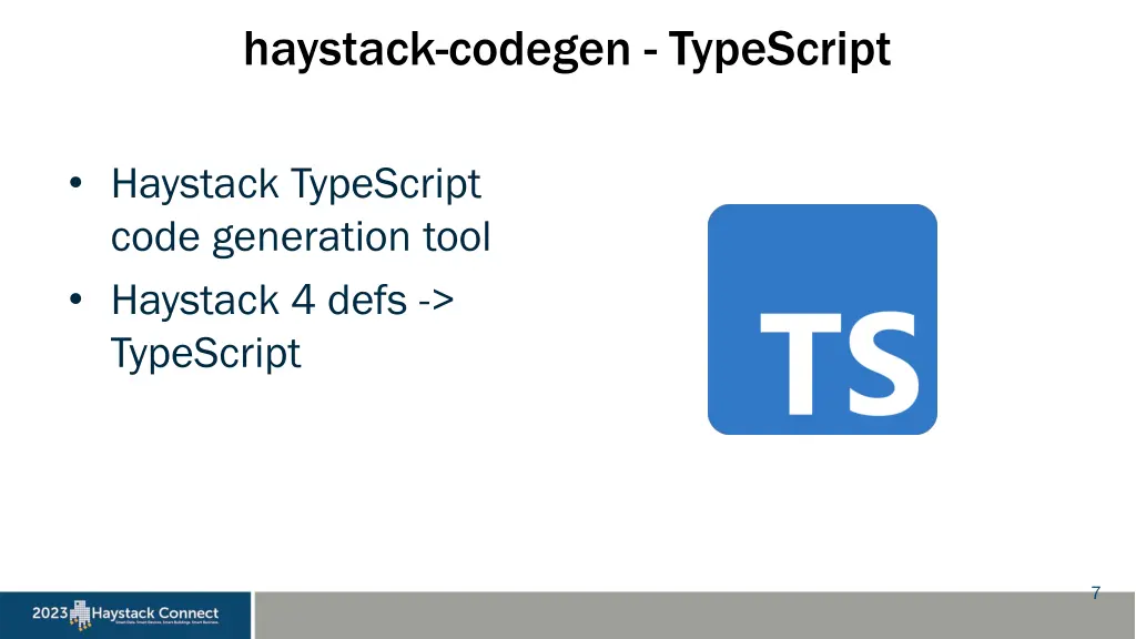 haystack codegen typescript