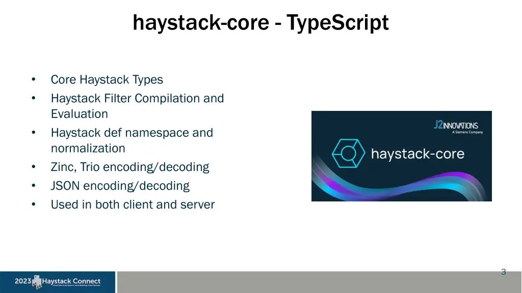 haystack core typescript