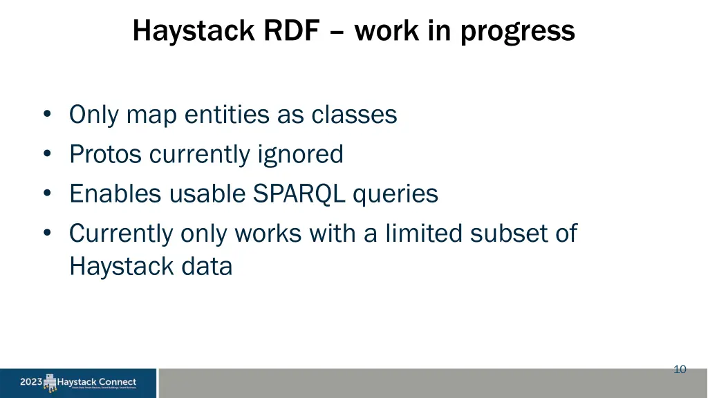 haystack rdf work in progress