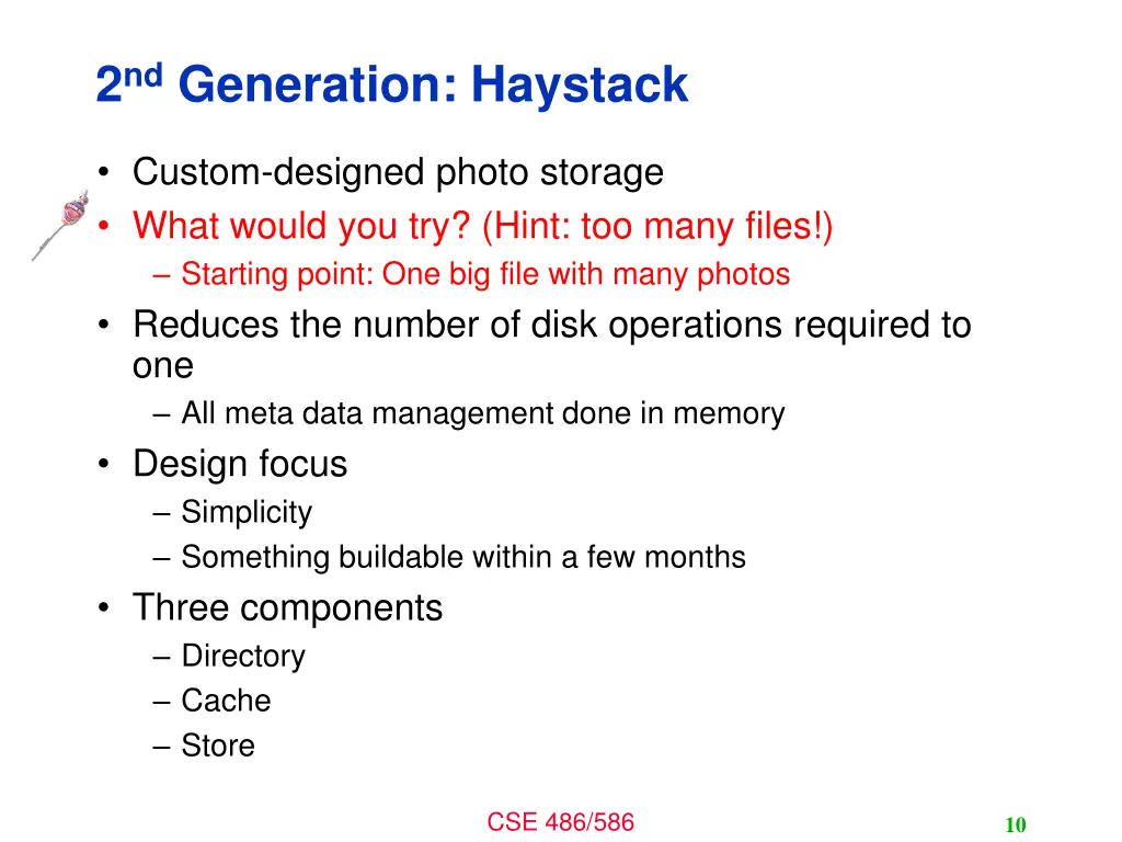 2 nd generation haystack