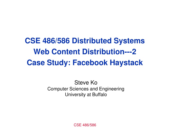 cse 486 586 distributed systems web content