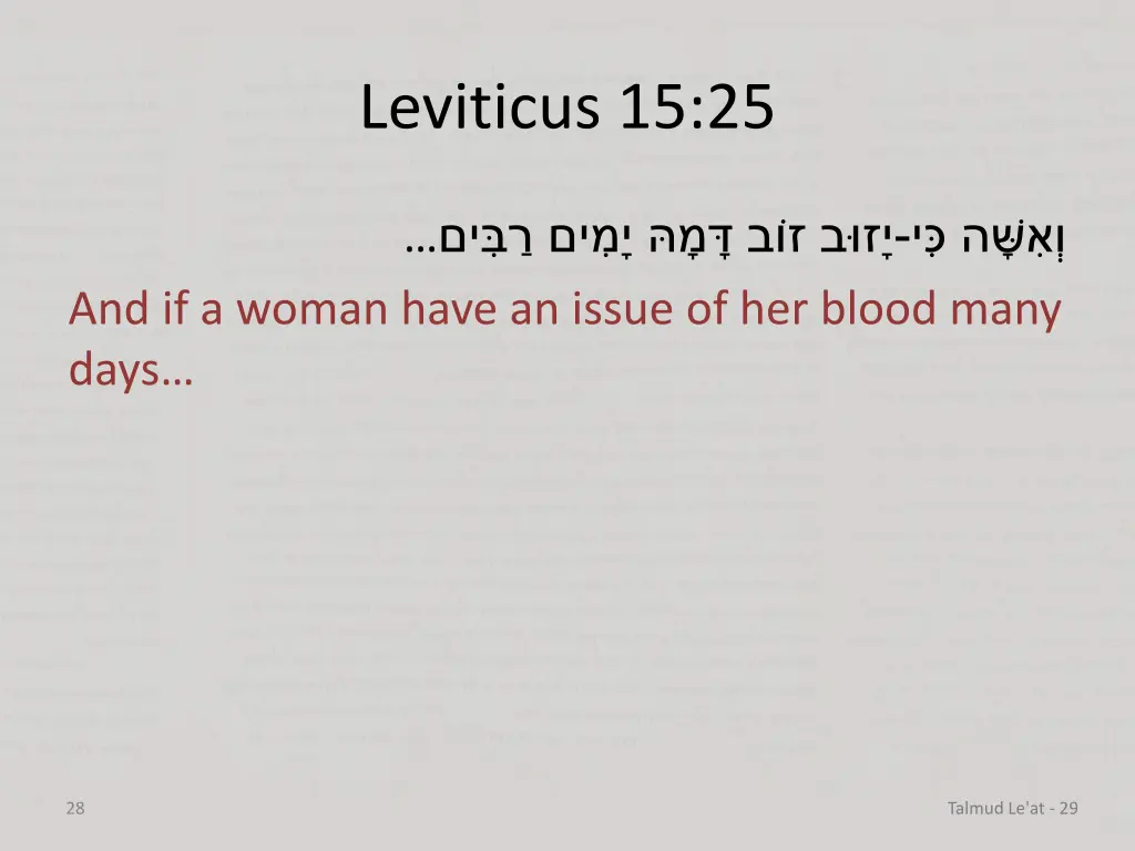 leviticus 15 25