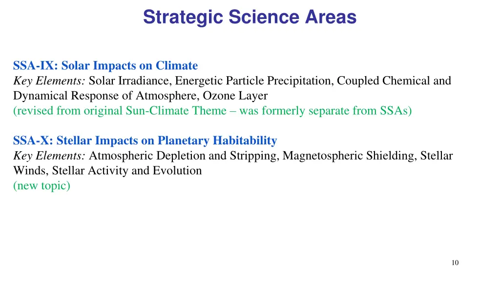 strategic science areas 3