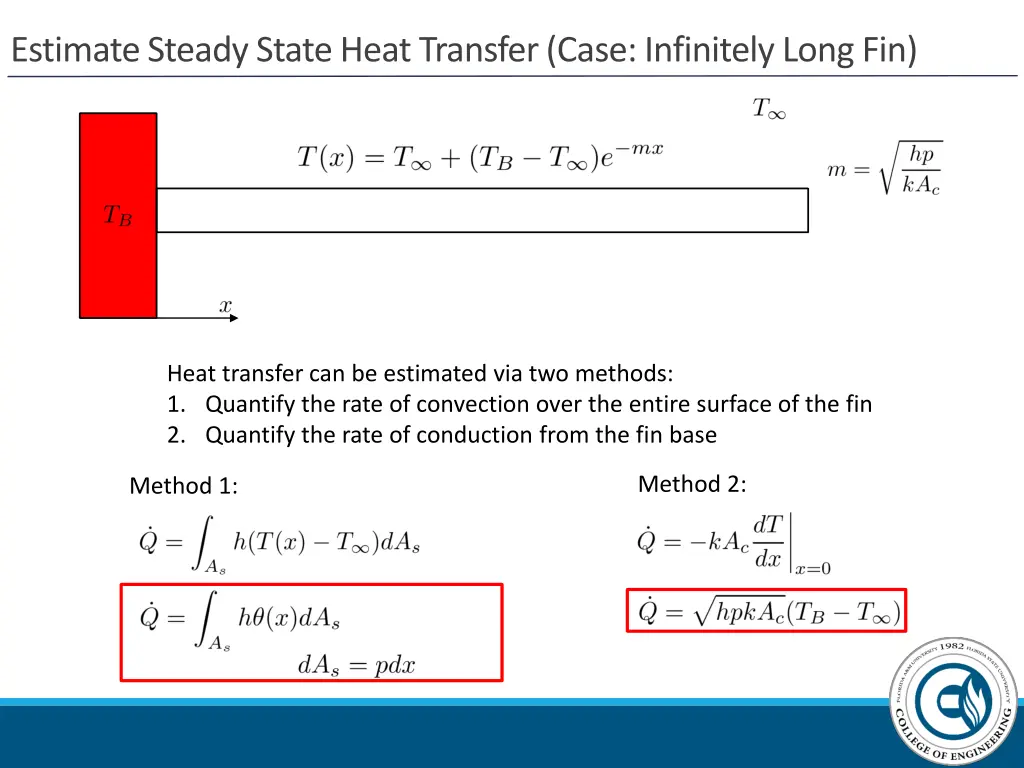 estimate steady state heat transfer case