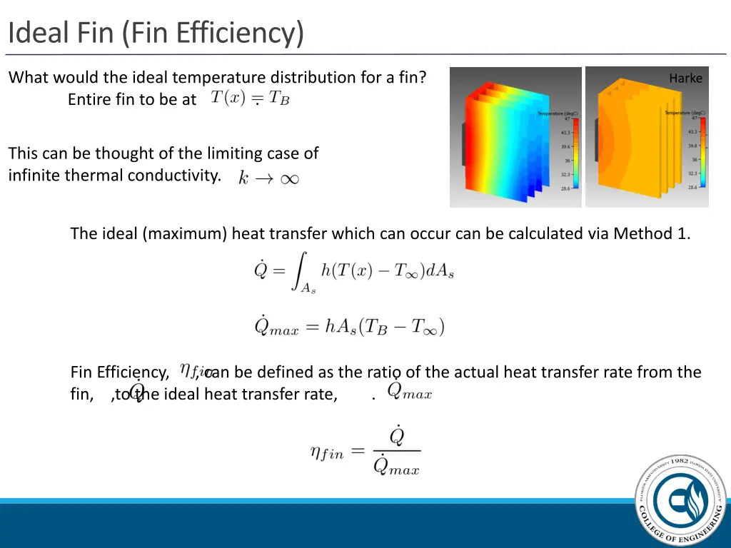 ideal fin fin efficiency