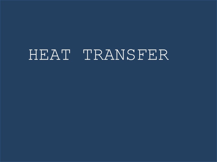 heat transfer