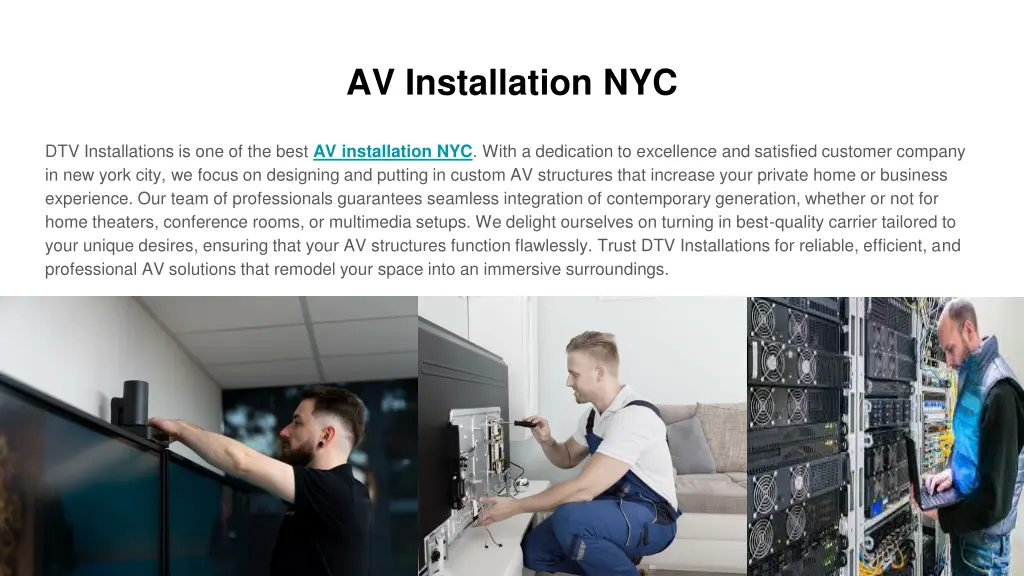 av installation nyc