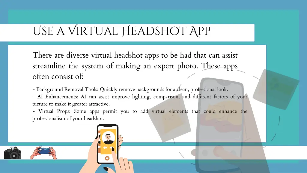 use a virtual headshot app