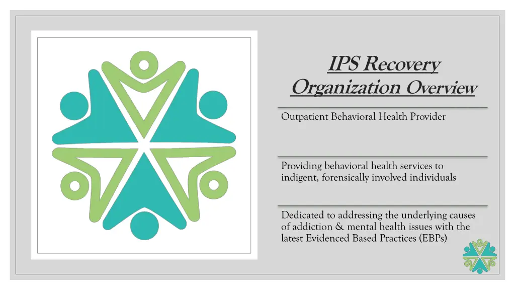 ips recovery organization overview