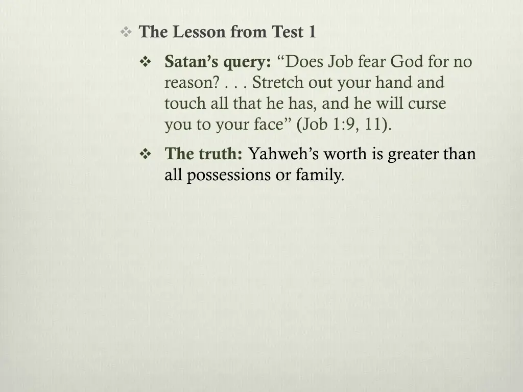 the lesson from test 1