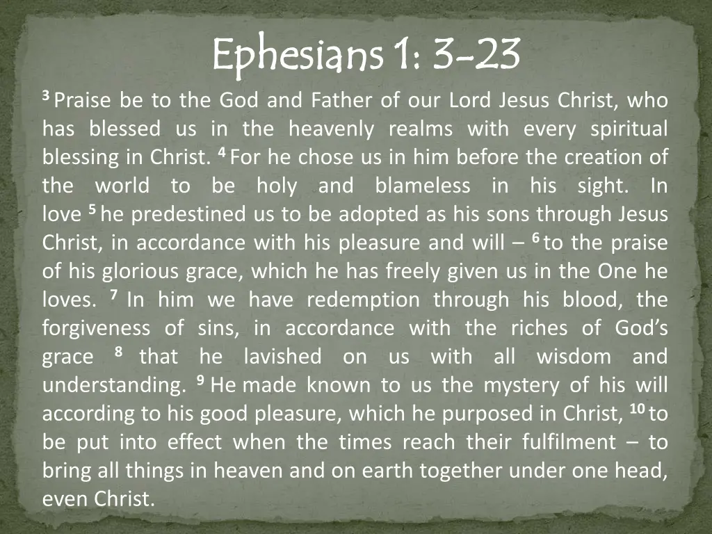 ephesians 1 3 ephesians 1 3 23