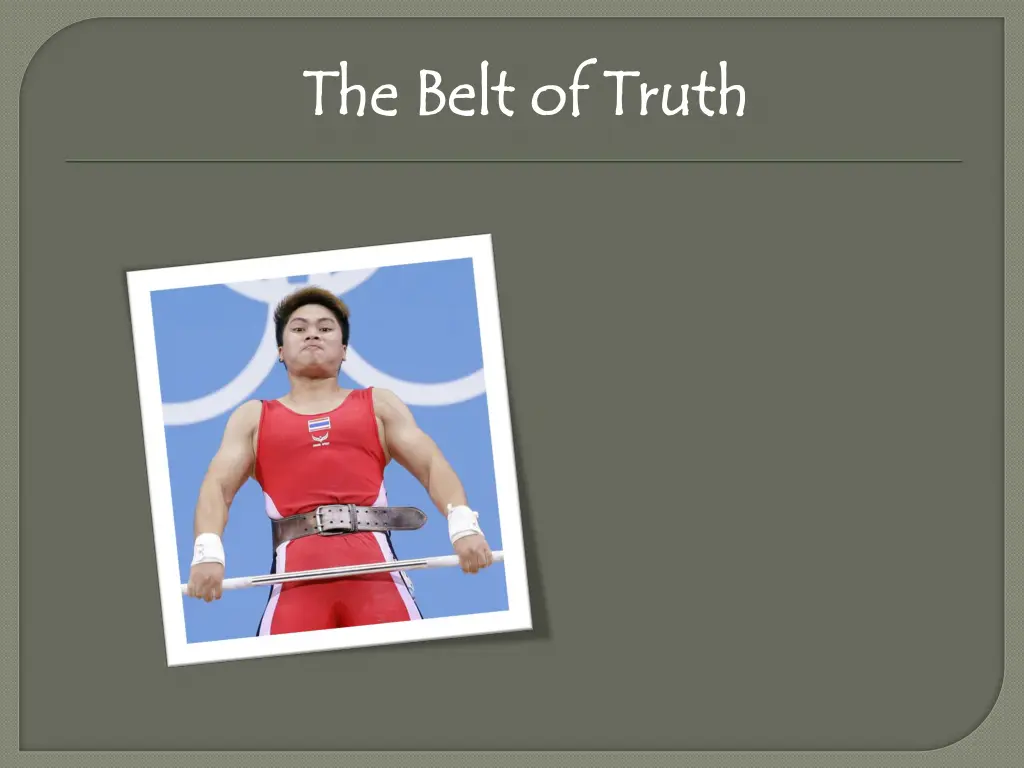 the belt of truth the belt of truth 1