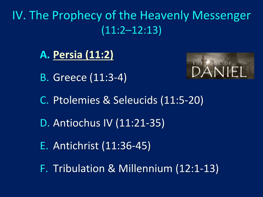 iv the prophecy of the heavenly messenger 1