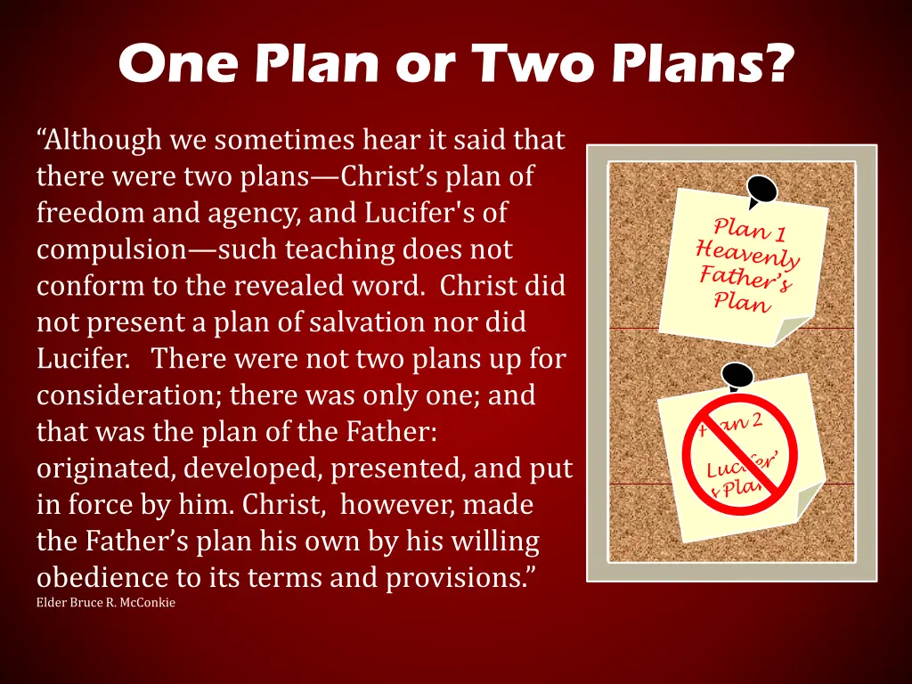 one plan or two plans