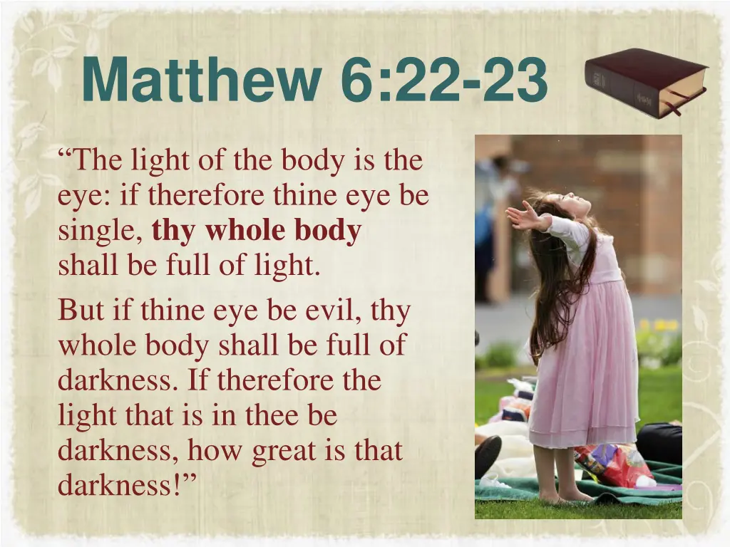 matthew 6 22 23