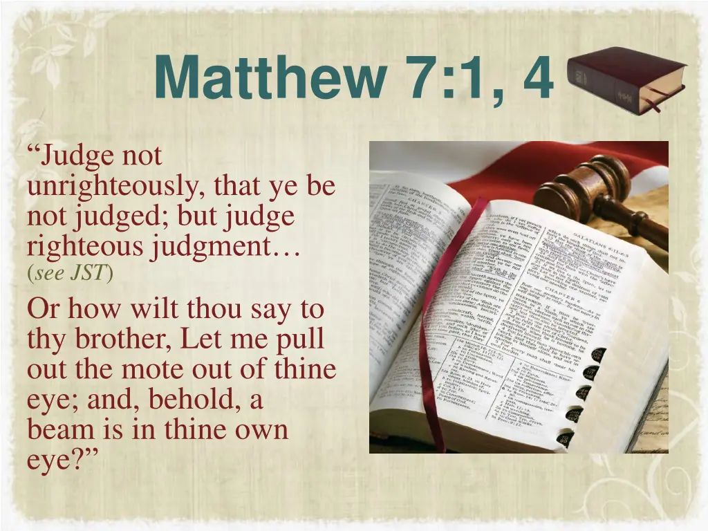 matthew 7 1 4