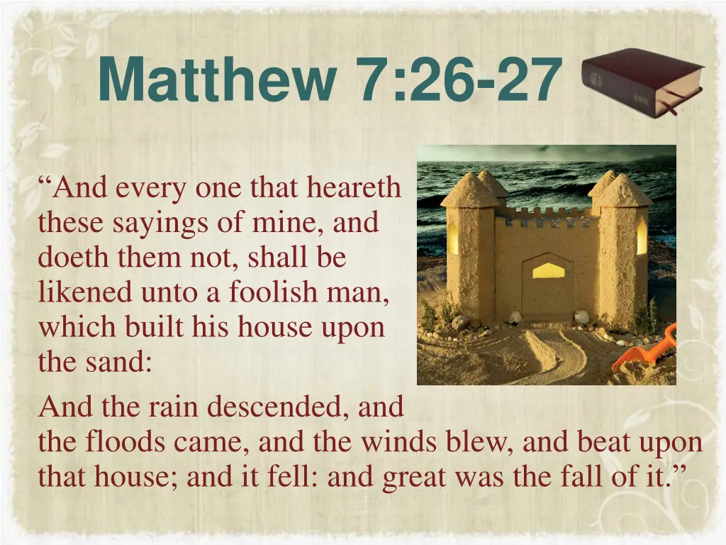 matthew 7 26 27