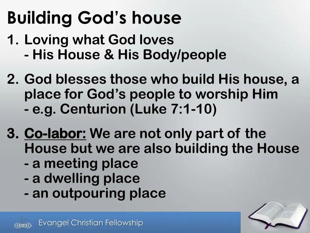 building god s house 1 loving what god loves