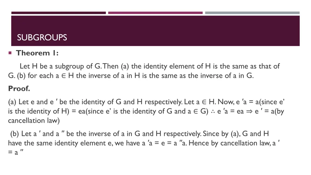 subgroups 2