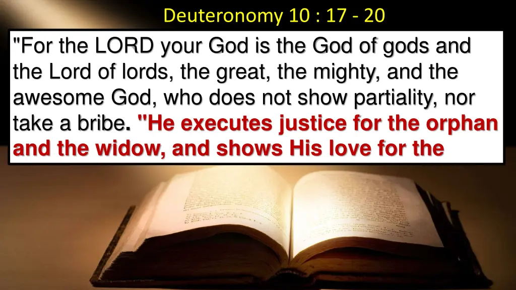 deuteronomy 10 17 20