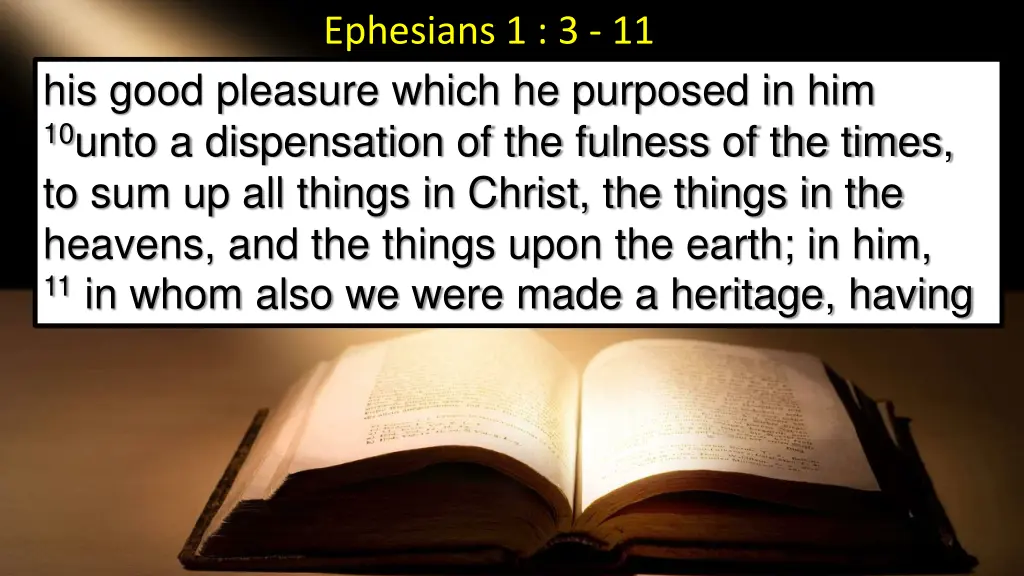 ephesians 1 3 11 3