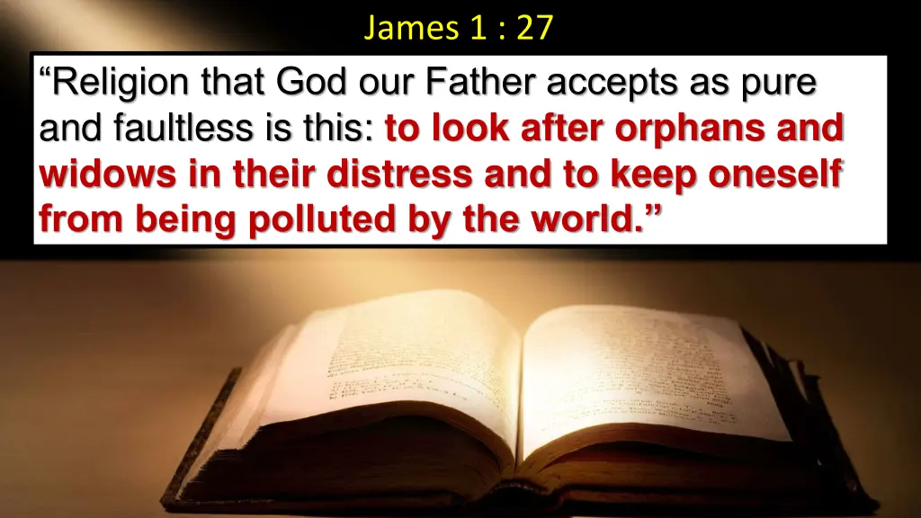 james 1 27