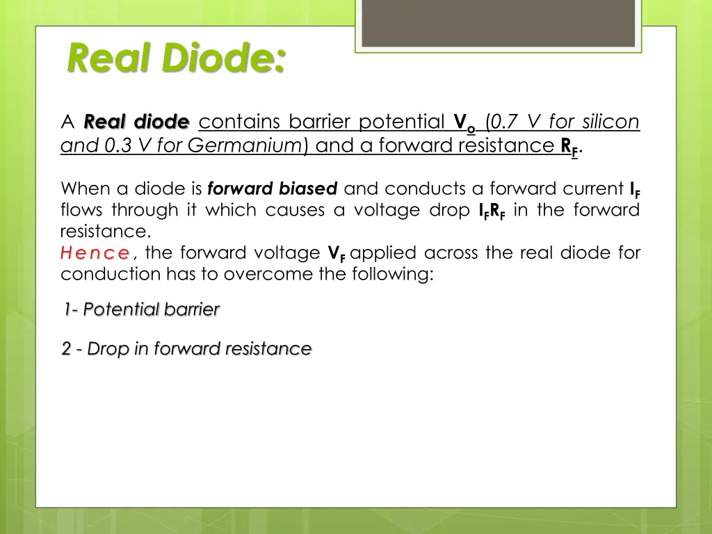 real diode