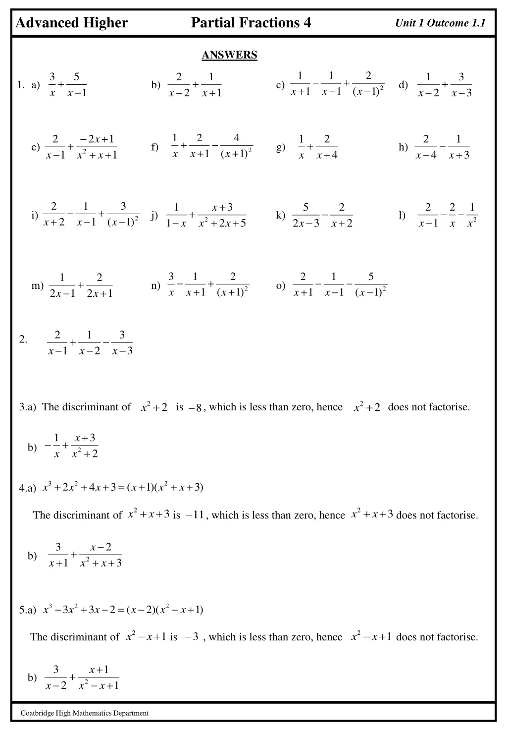 advanced higher 6