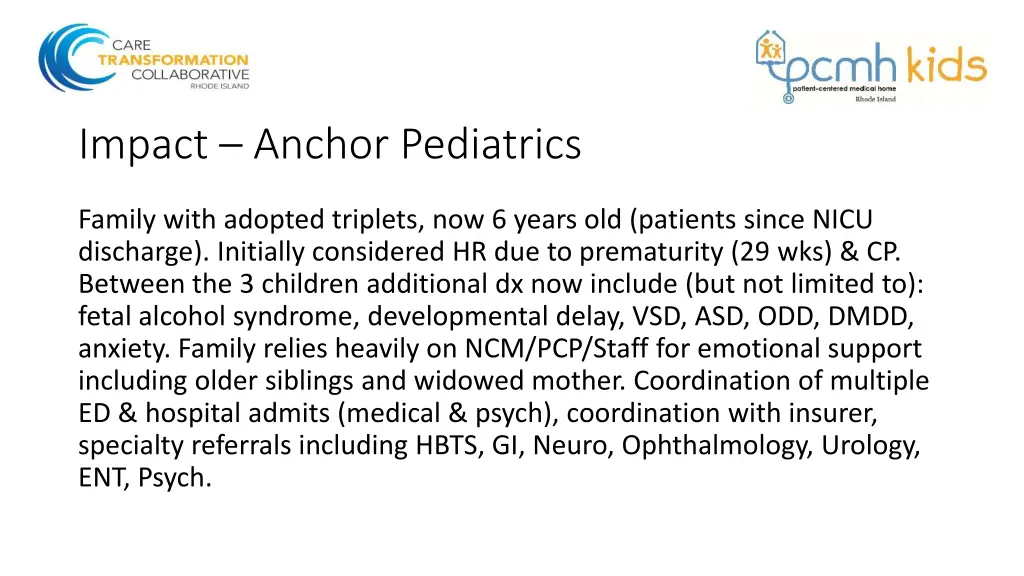 impact anchor pediatrics