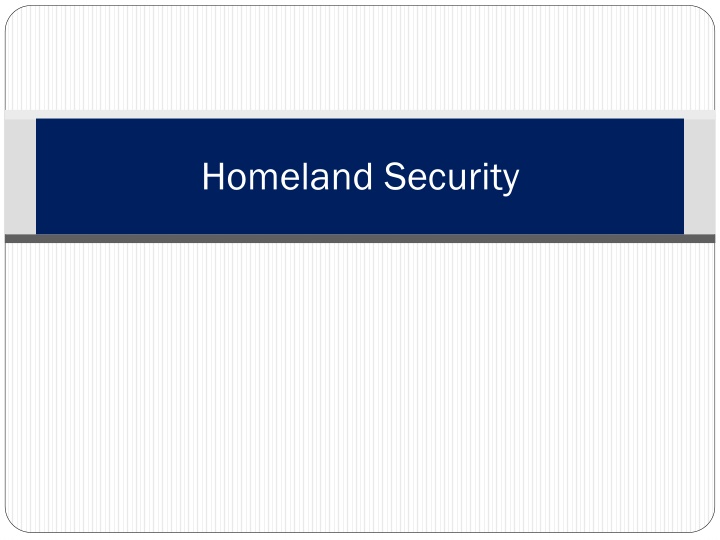 homeland security