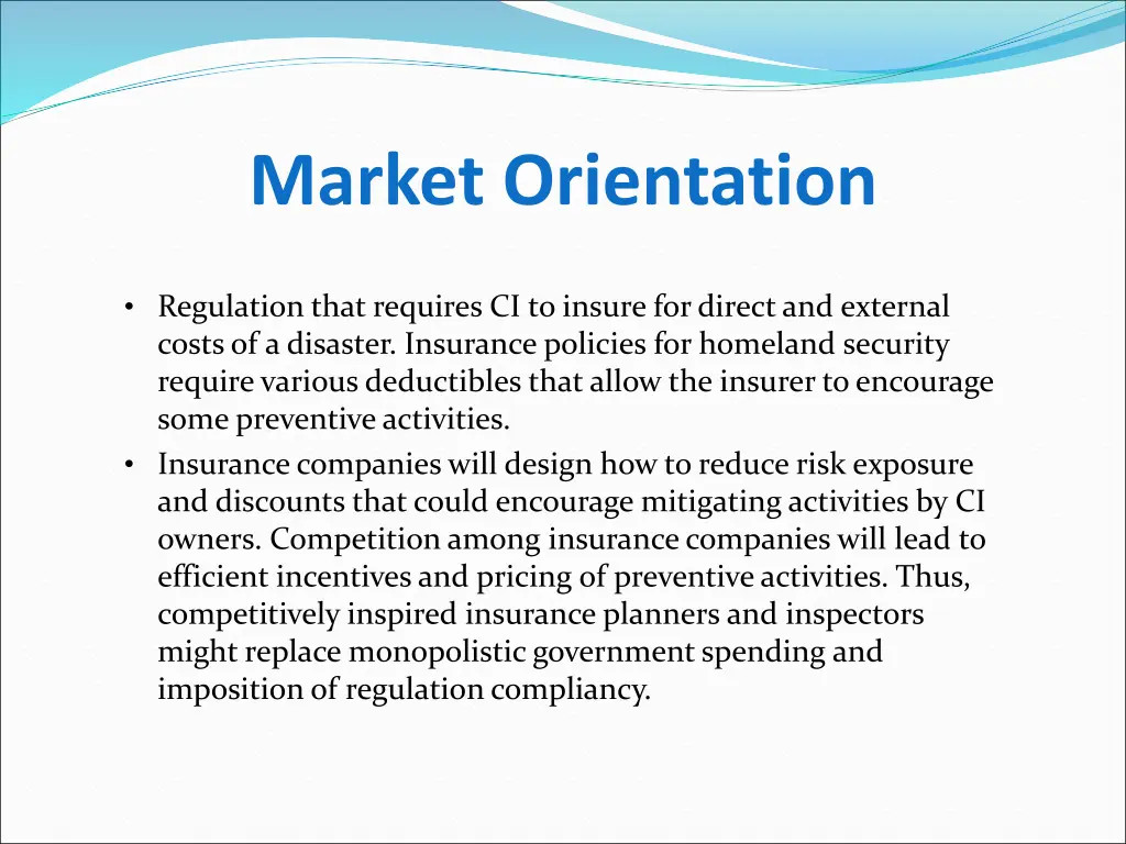 market orientation