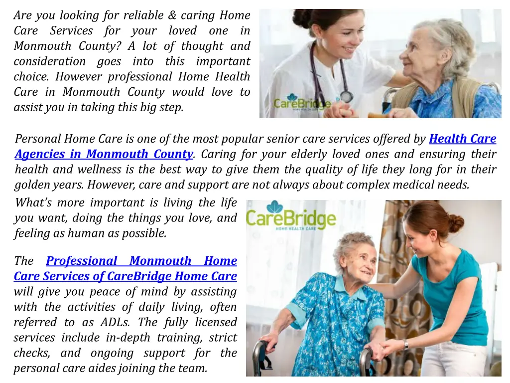 are you looking for reliable caring home care