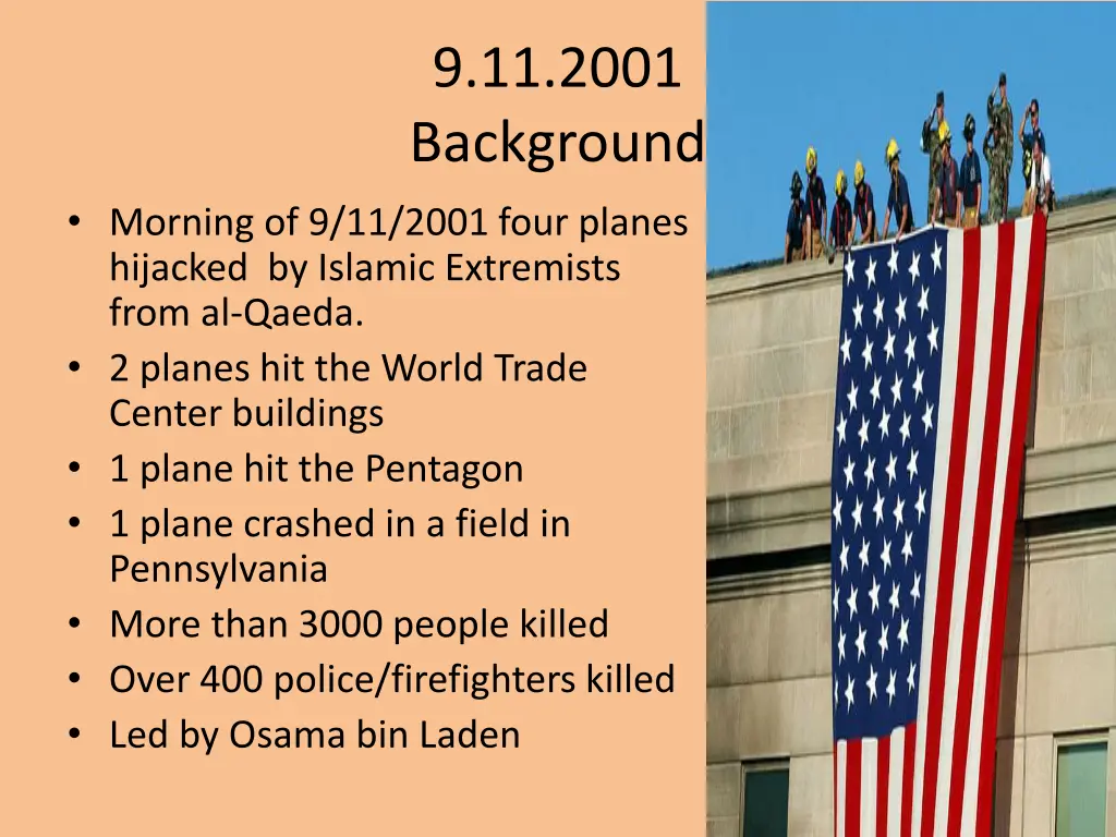 9 11 2001 background