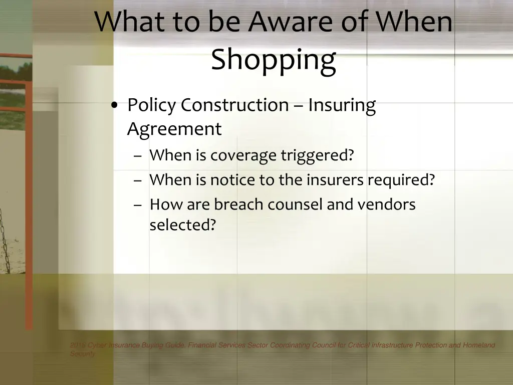 what to be aware of when shopping