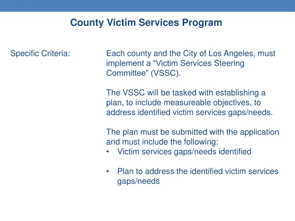 county victim services program p or as a stand 1