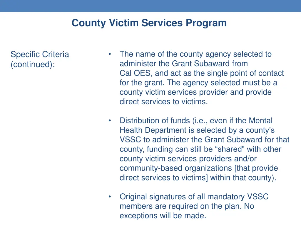 county victim services program p or as a stand 2