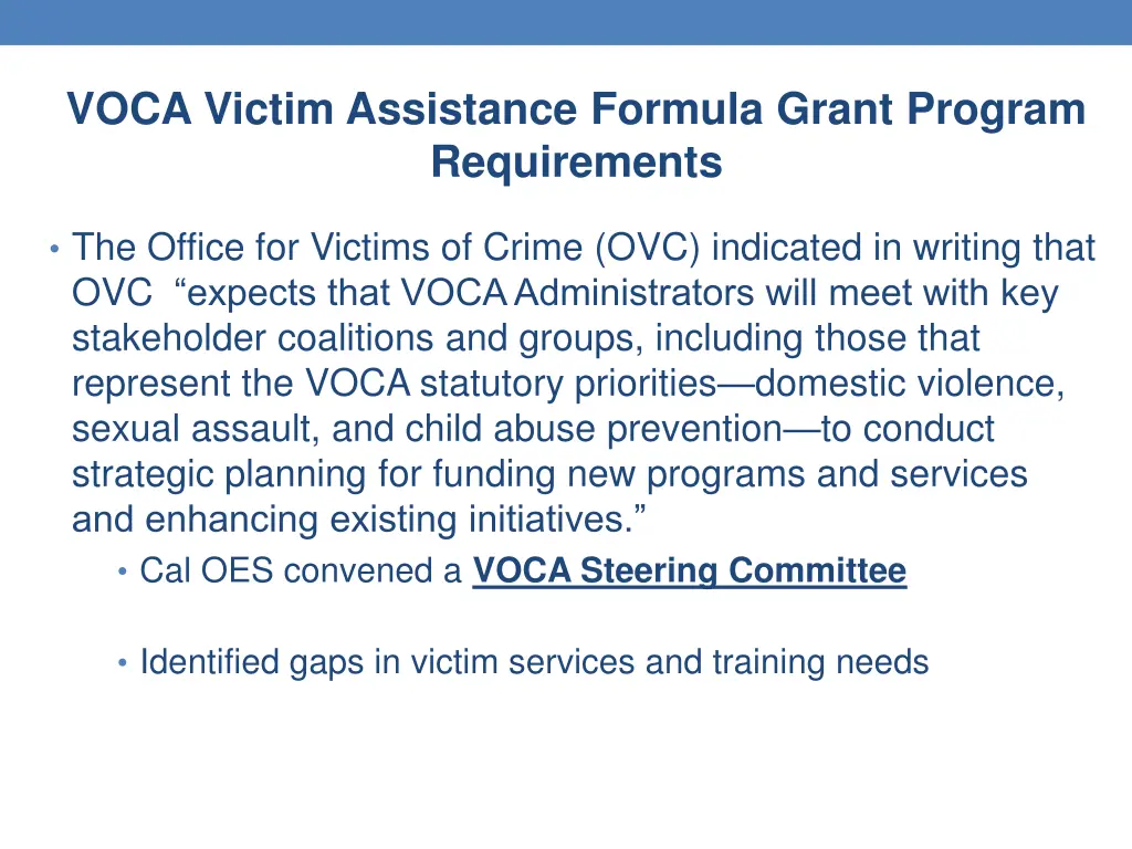 voca victim assistance formula grant program 3