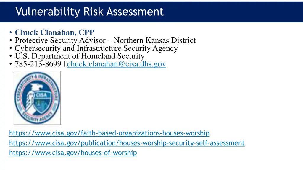 vulnerability risk assessment