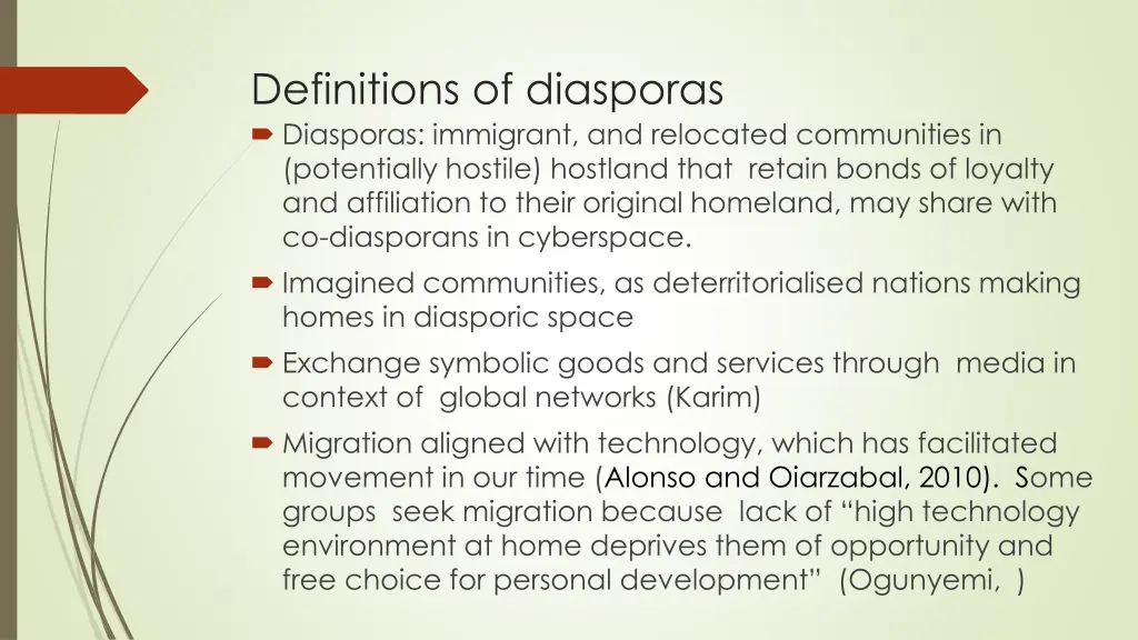 definitions of diasporas diasporas immigrant