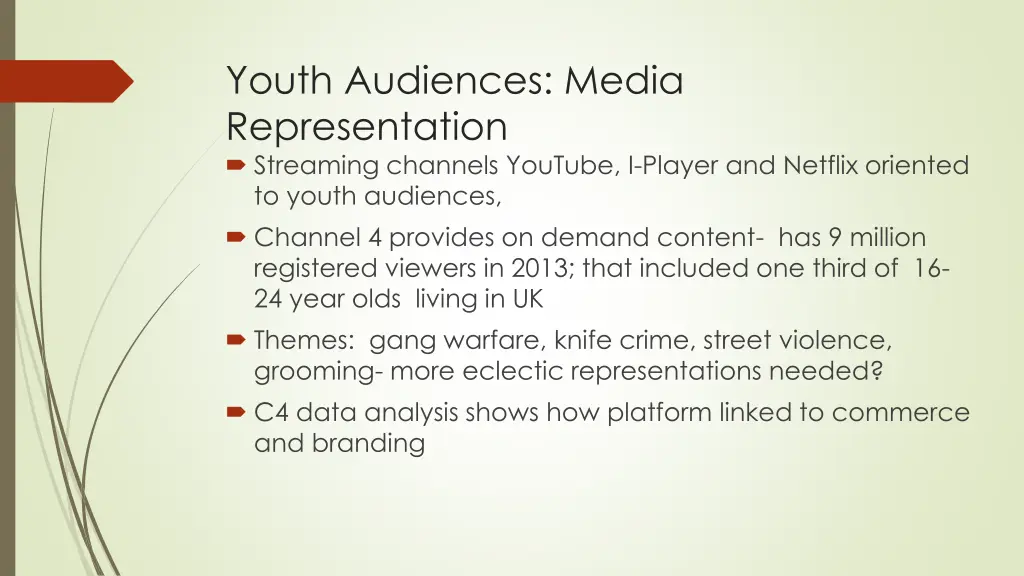 youth audiences media representation streaming