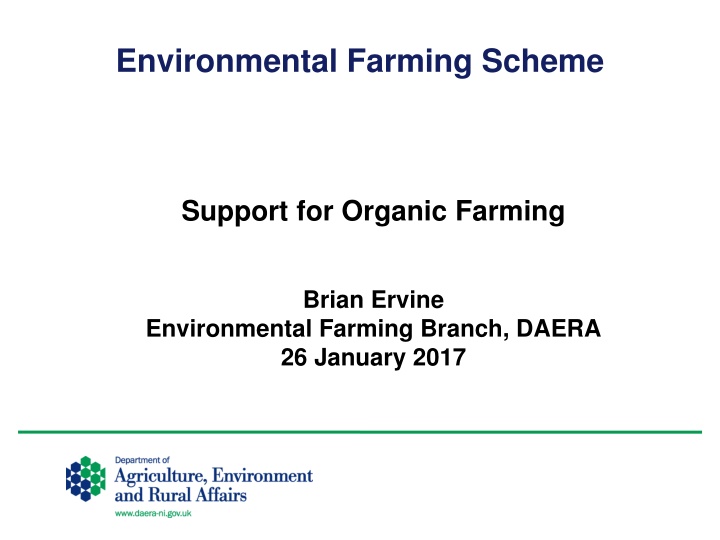 environmental farming scheme