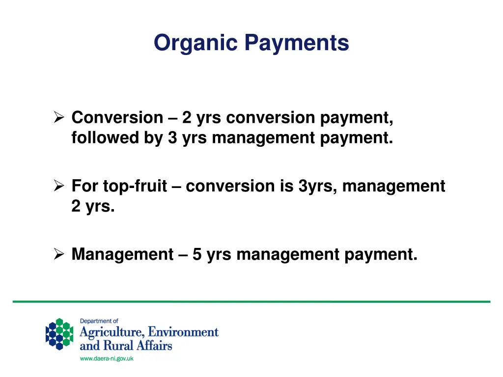 organic payments