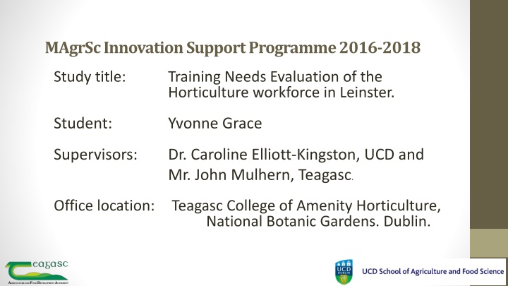 magrsc innovation support programme 2016 2018