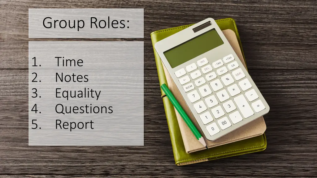 group roles