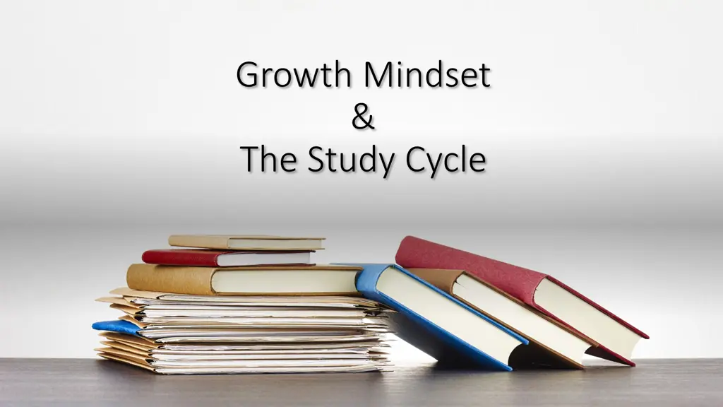growth mindset the study cycle