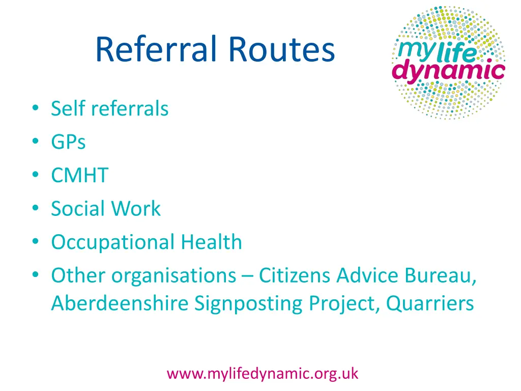 referral routes